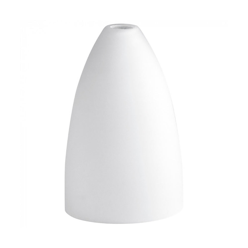 Buy Lamp Shades Australia Flute Lamp Shade White Glass - Q985