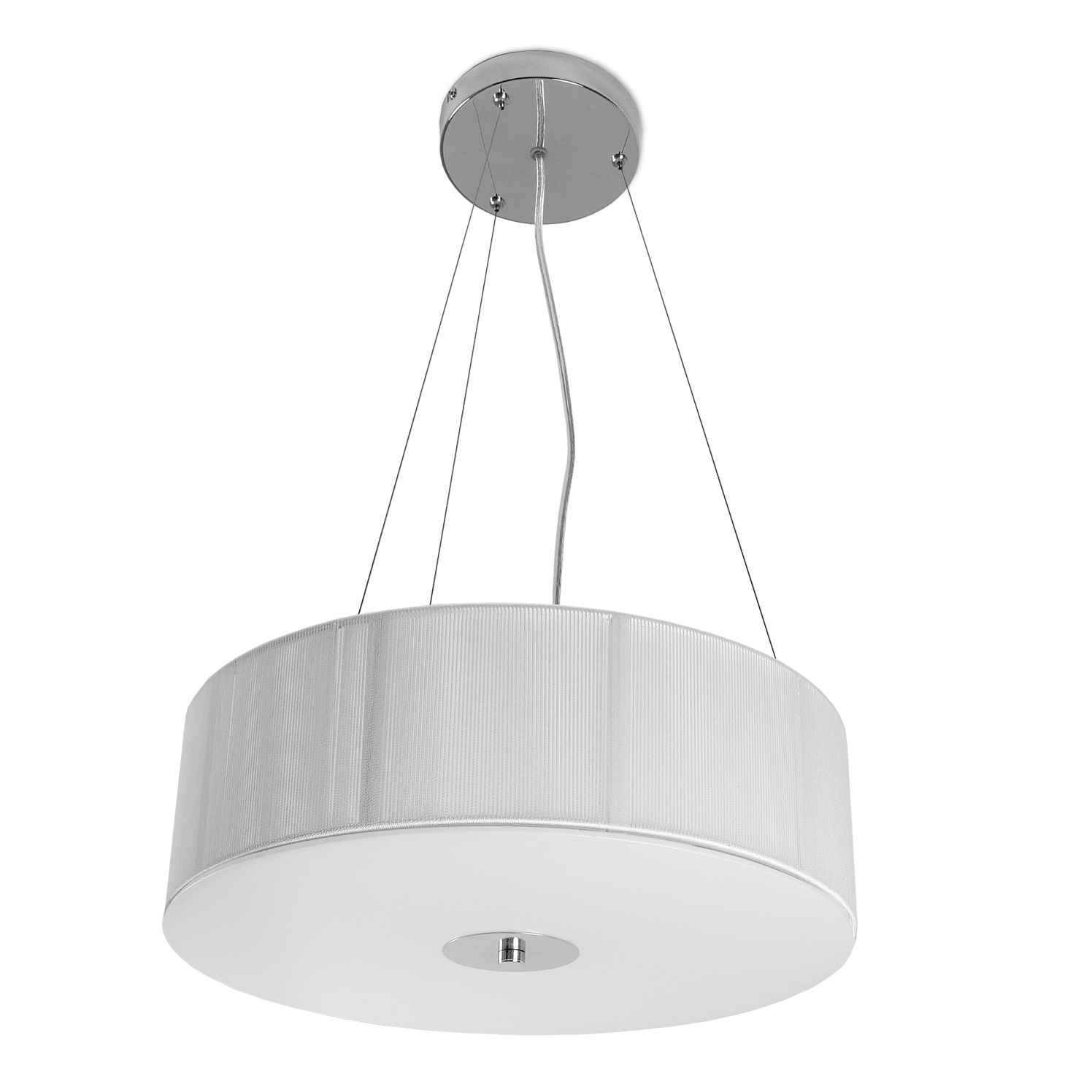 Buy Pendant Lights Australia Pendant 3 Lights White / Chrome - CP7156-WH