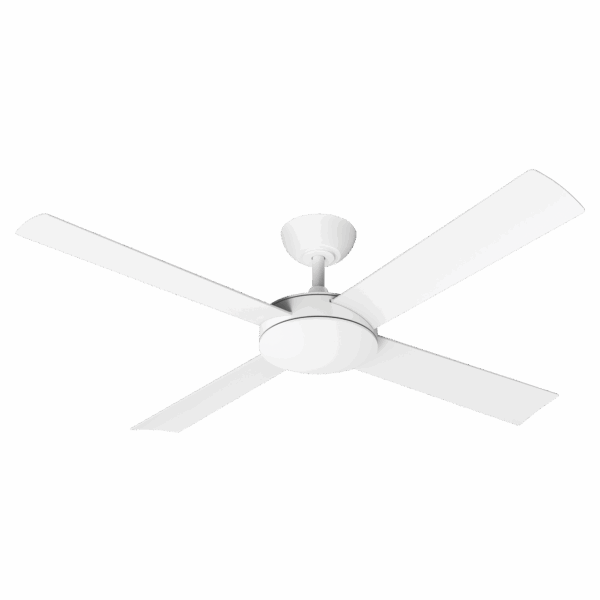 Proton DC Ceiling Fan 48" 4 Blade White - MPDC124W