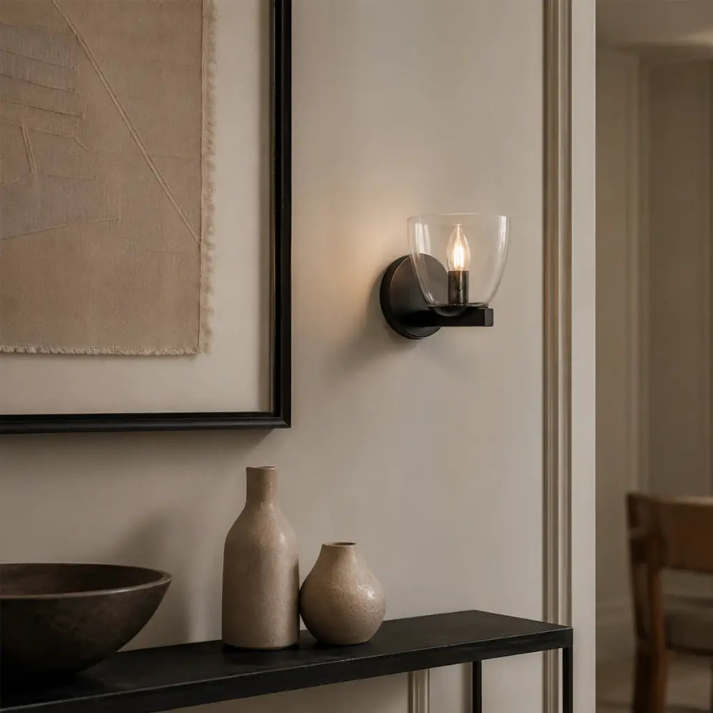 Radam Single Wall Light Black - RADAM WB1-BK