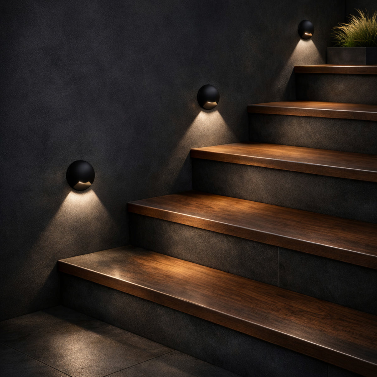 Raker LED 1 Way Inground Light 24V 3W 3000K Black - RAKER G13-BK324