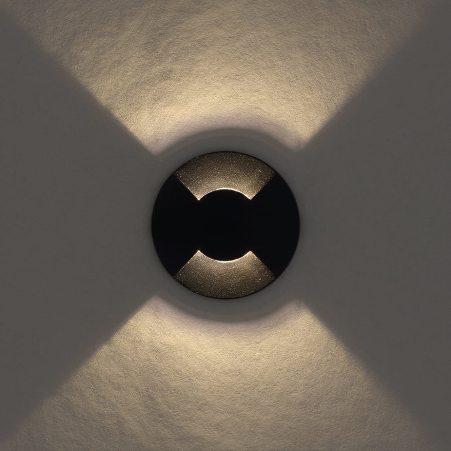 Raker LED 2 Way Inground Light 24V 3W 3000K Black - RAKER G23-BK324