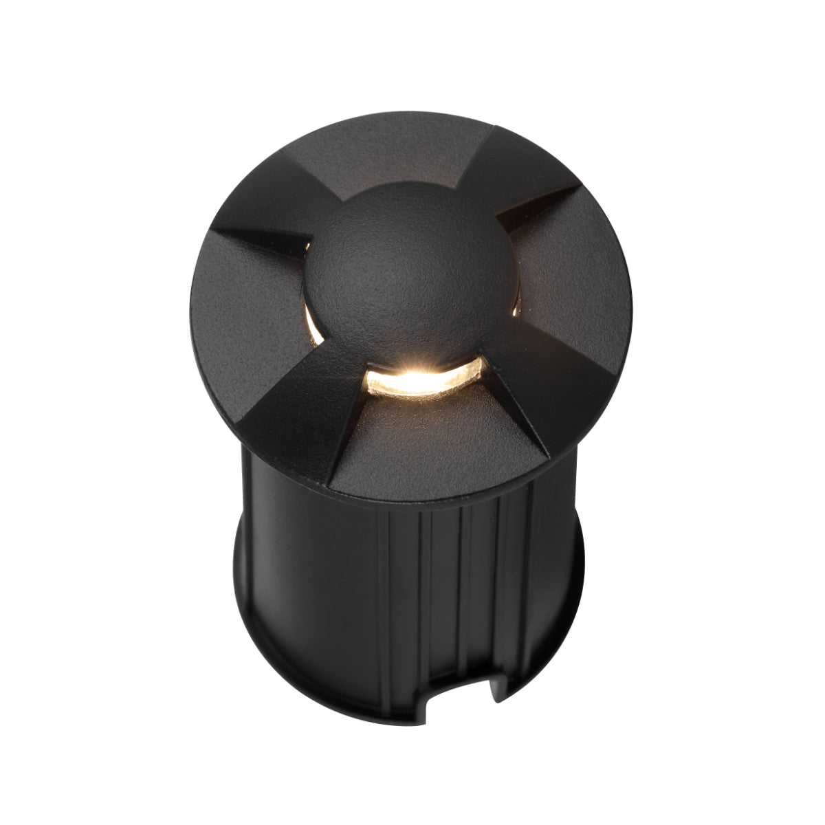 Raker LED 3 Way Inground Light 24V 3W 3000K Black - RAKER G43-BK324