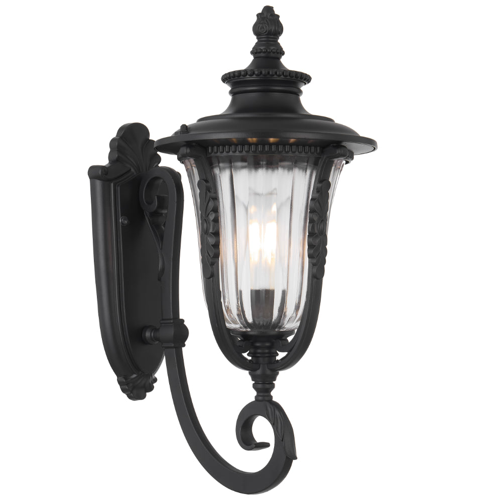 Ramiro 250mm Exterior Wall Light Black - RAMIRO EX25-BK