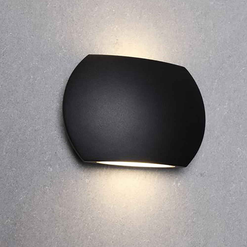 REMO LED Exterior Surface Mounted Up/Down Wall Light Black 6.8W 3000K IP54 - REMO1