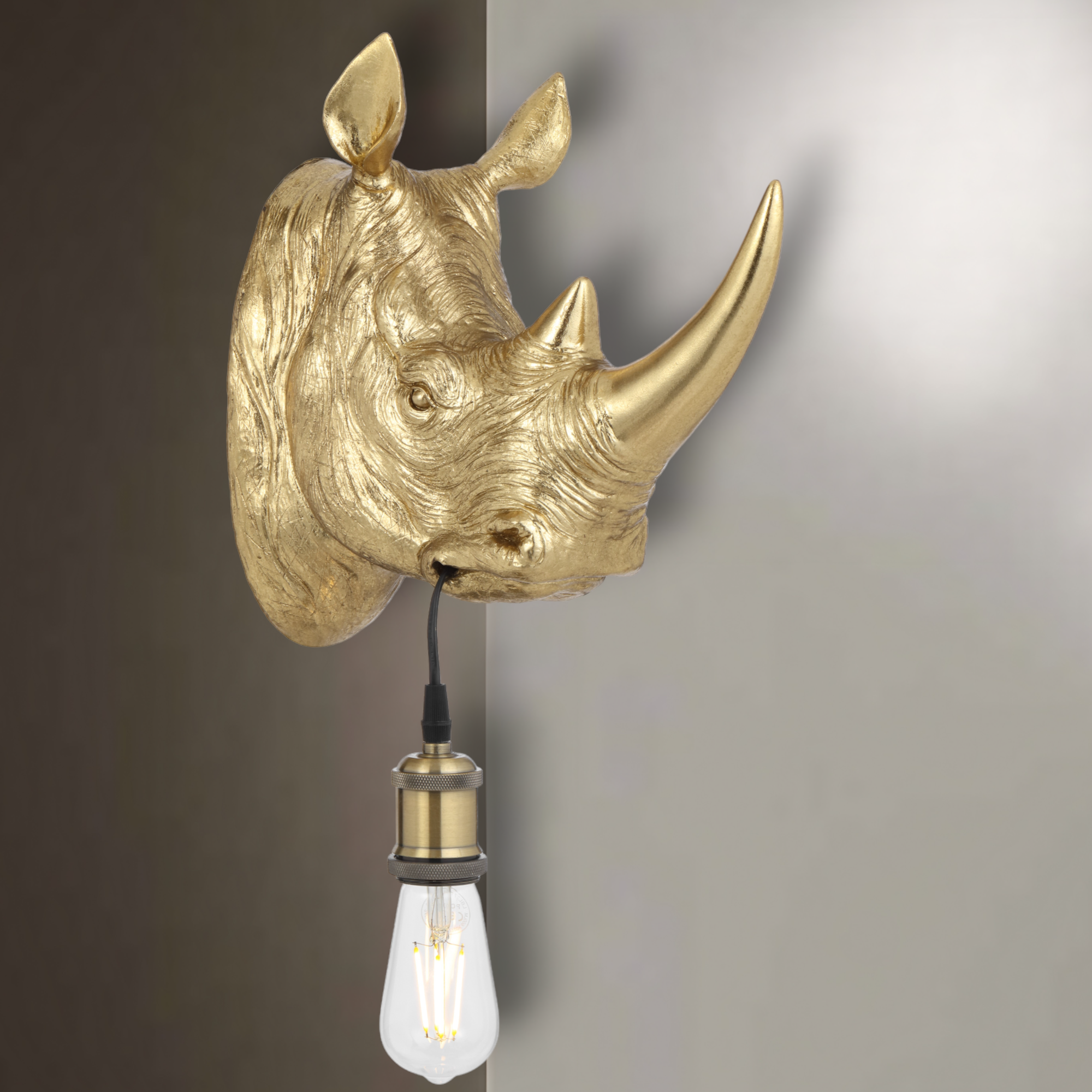 Rhino Polycarbonate Wall Bracket Light Gold - RHINO WB-GD