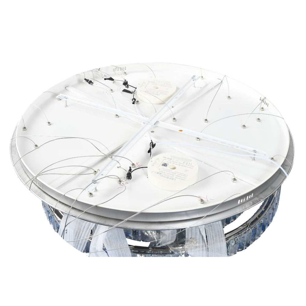 Rias LED 6 Tier Pendant 175W Tri Colour Gold - RIAS PE6T-GD3C
