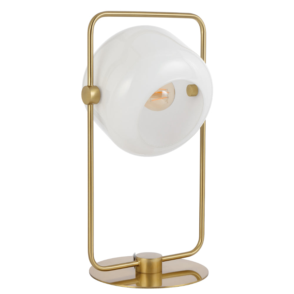 Buy Table Lamps Australia ROCHA Table Lamp Antique Gold Opal - ROCHA TL-AGOP