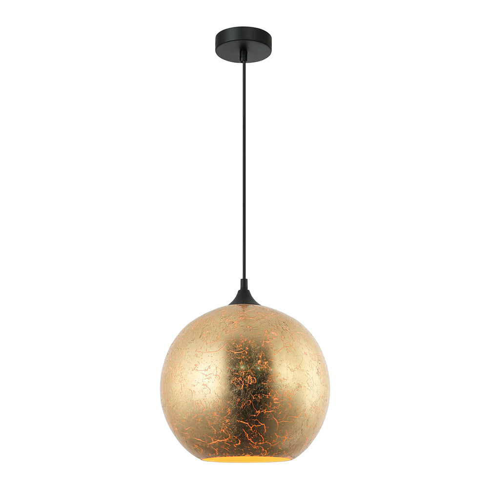 Buy Pendant Lights Australia Interior Glass 1 Light Pendant Matt Gold - ROCHE1