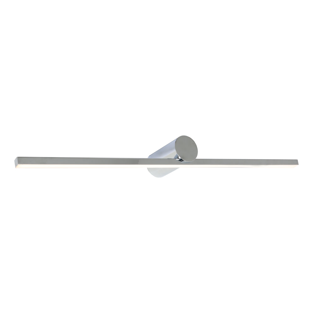 Roka LED Bathroom Vanity Light 16W Chrome Metal 4000K - ROKA16WLEDCH