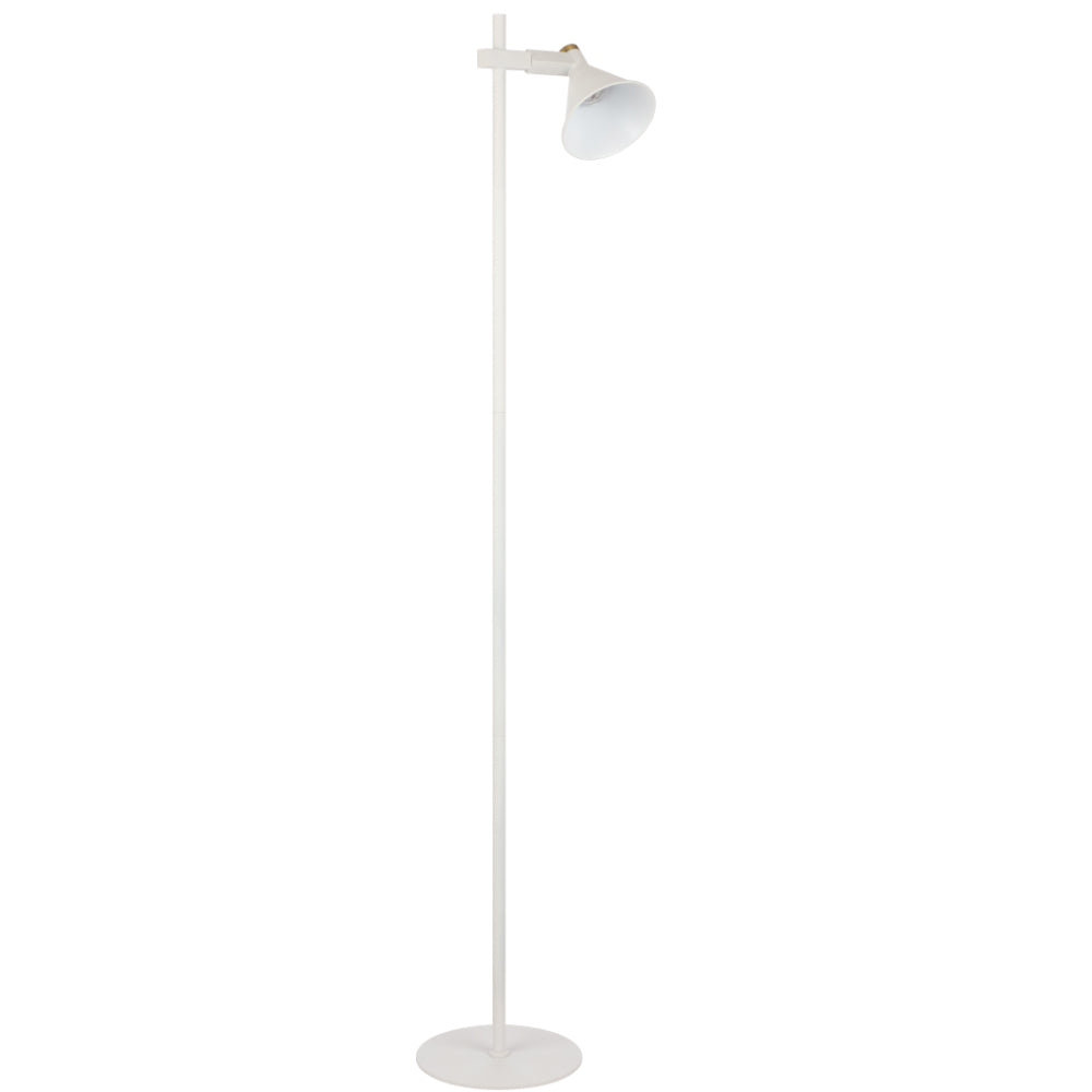 Rosner Iron Floor Lamp White - ROSNER FL-WH