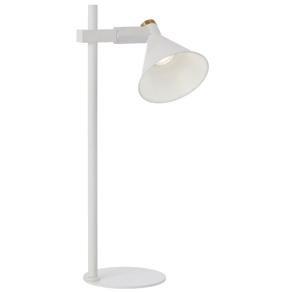 Rosner Iron Table Lamp White - ROSNER TL-WH