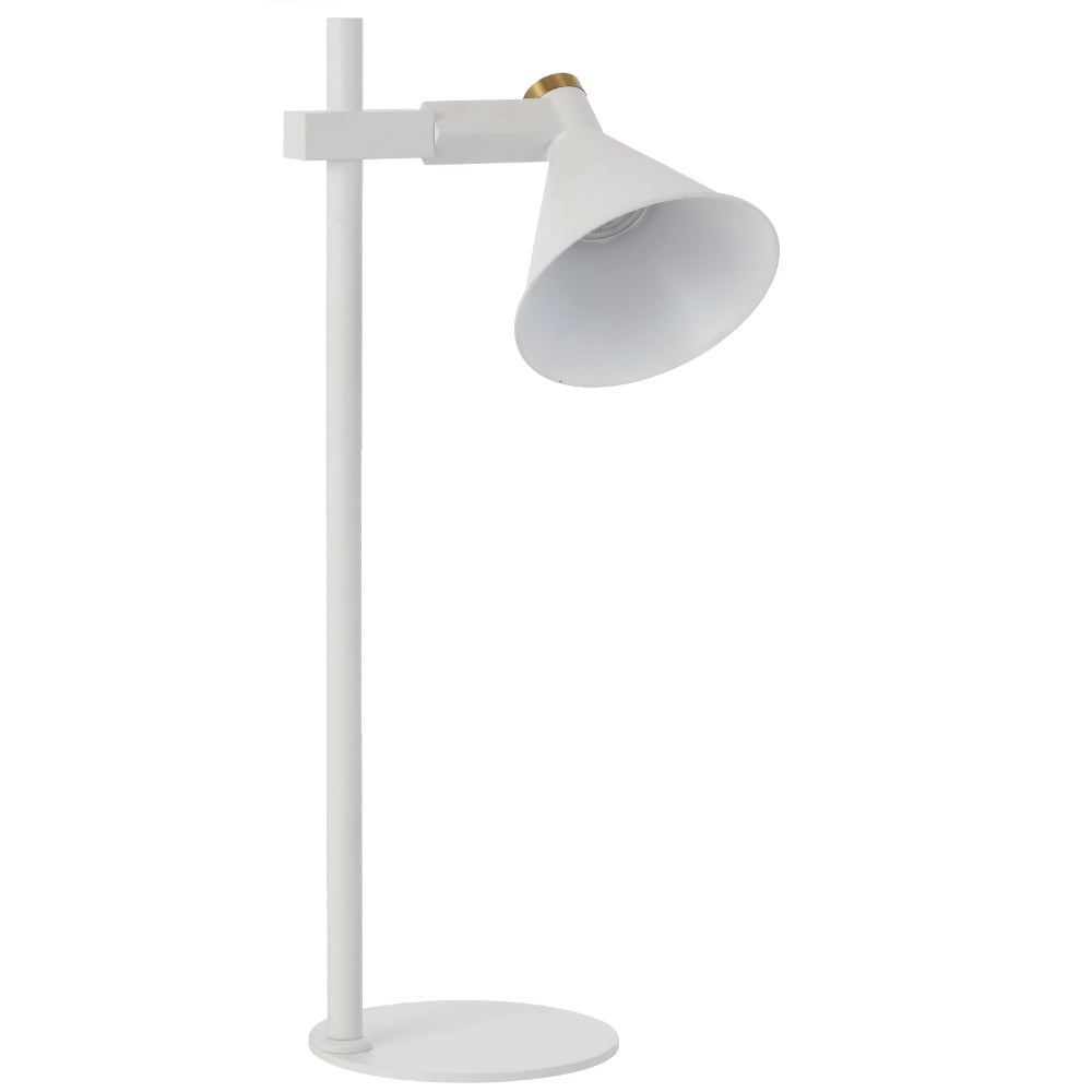 Rosner Iron Table Lamp White - ROSNER TL-WH