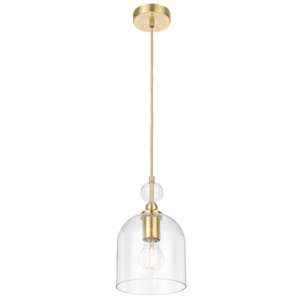 Rotif Pendant Light Brass & Clear - ROTIF PE16-BRS