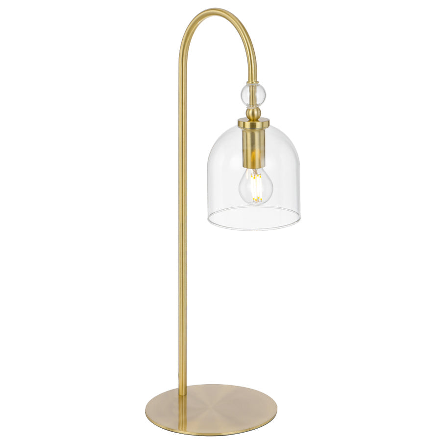Rotif Table Lamp Brass & Clear - ROTIF TL-BRS