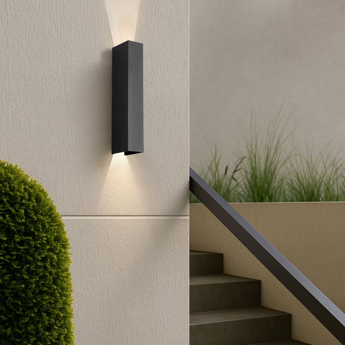 Ryland LED Wall Light 4W 3000K Black - RYLAND EX2-BK
