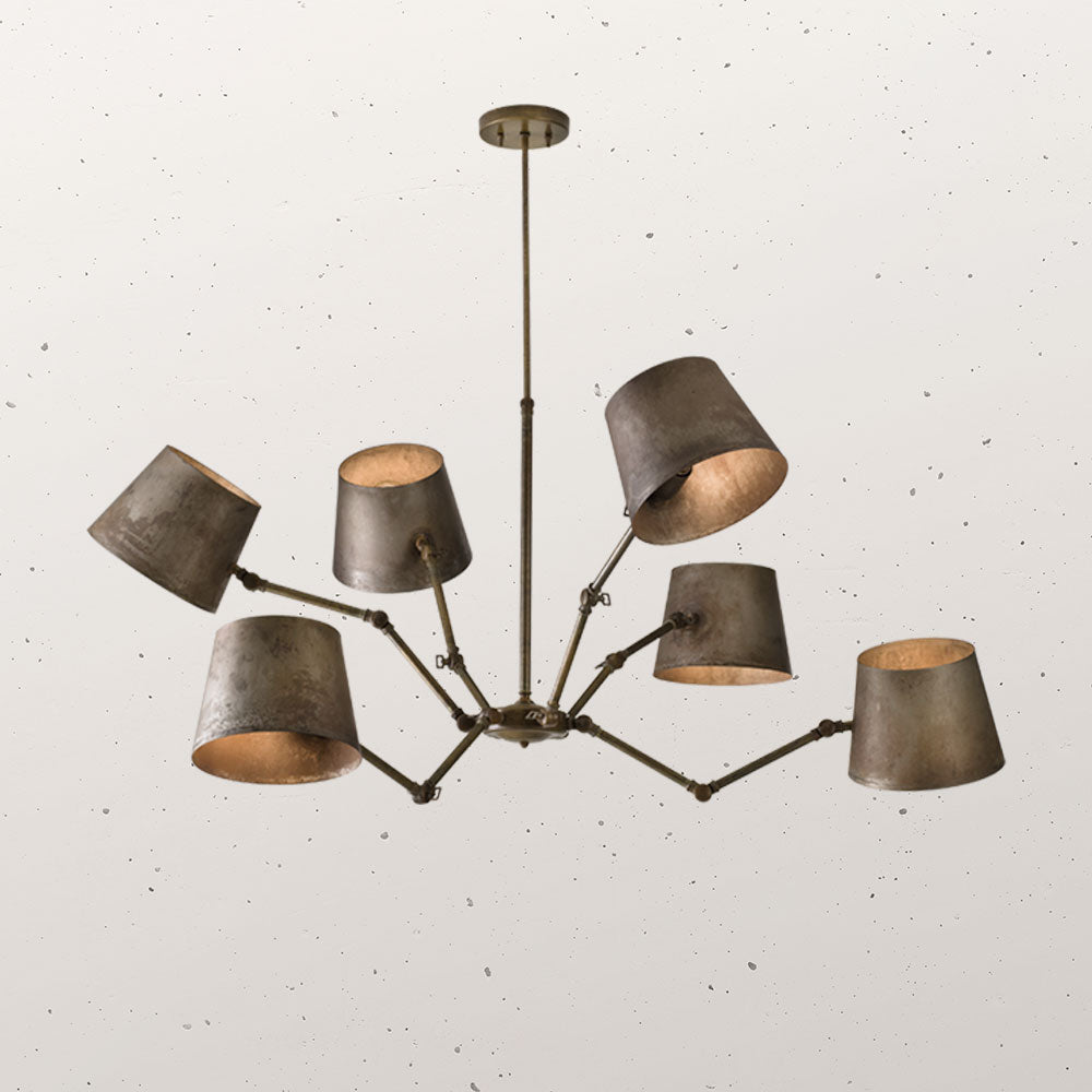 Reporter Adjustable Chandelier Pre Aged - IL.271.04.OF