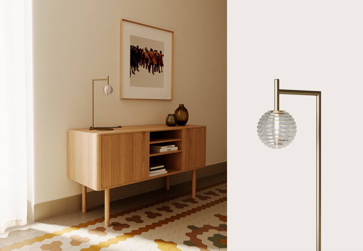 Doul Table Lamp 3W 2700K Matt Black or Aged Gold