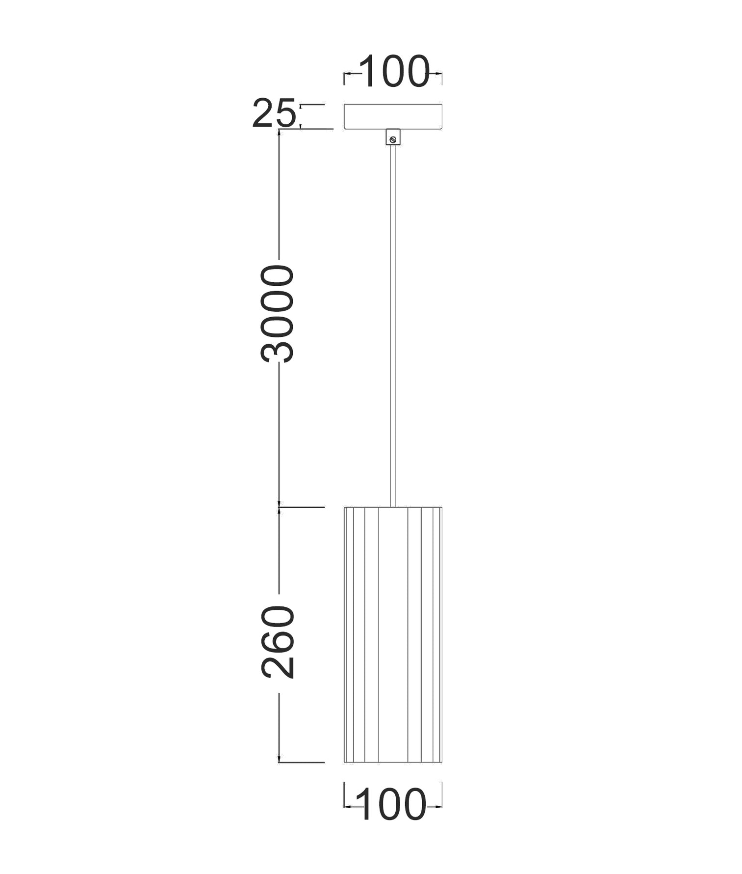 Sagitta Oblong Pendant Light Beige & Brass - SAGITTA1