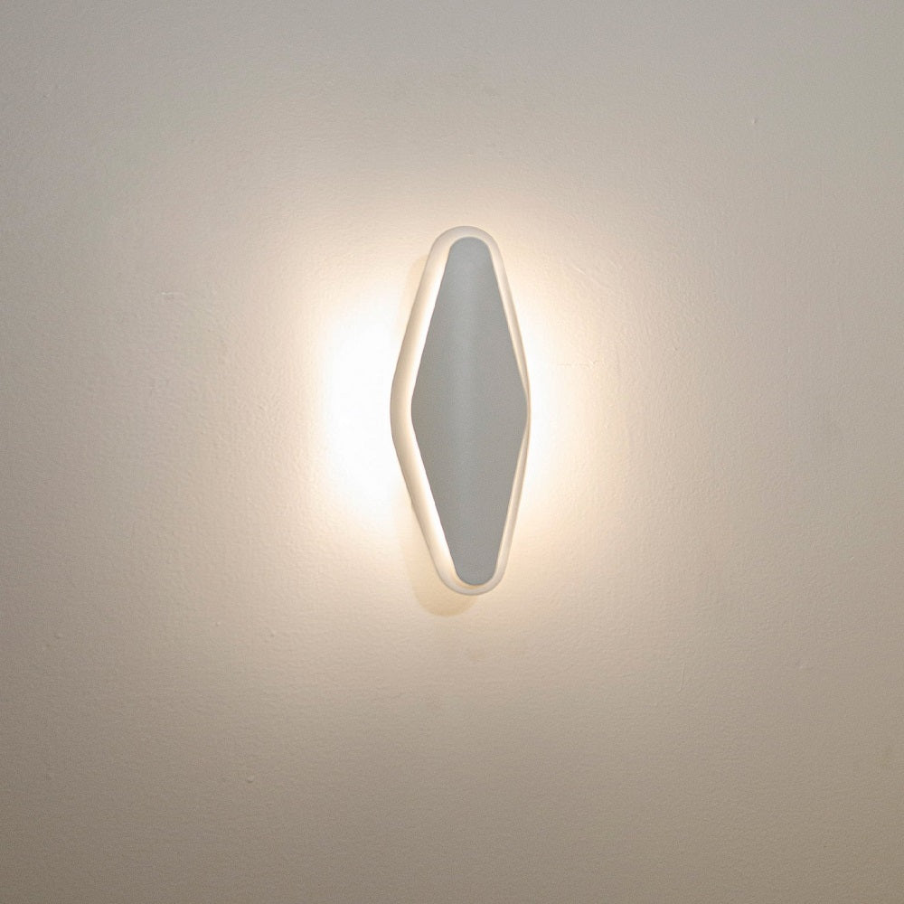 Santiago Oval Wall Light White Metal 3CCT - SANTIAGO