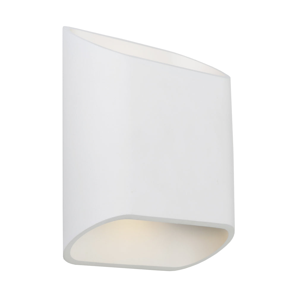 Sarina 2 Light LED Exterior Wall Light White - SARI2EWHT