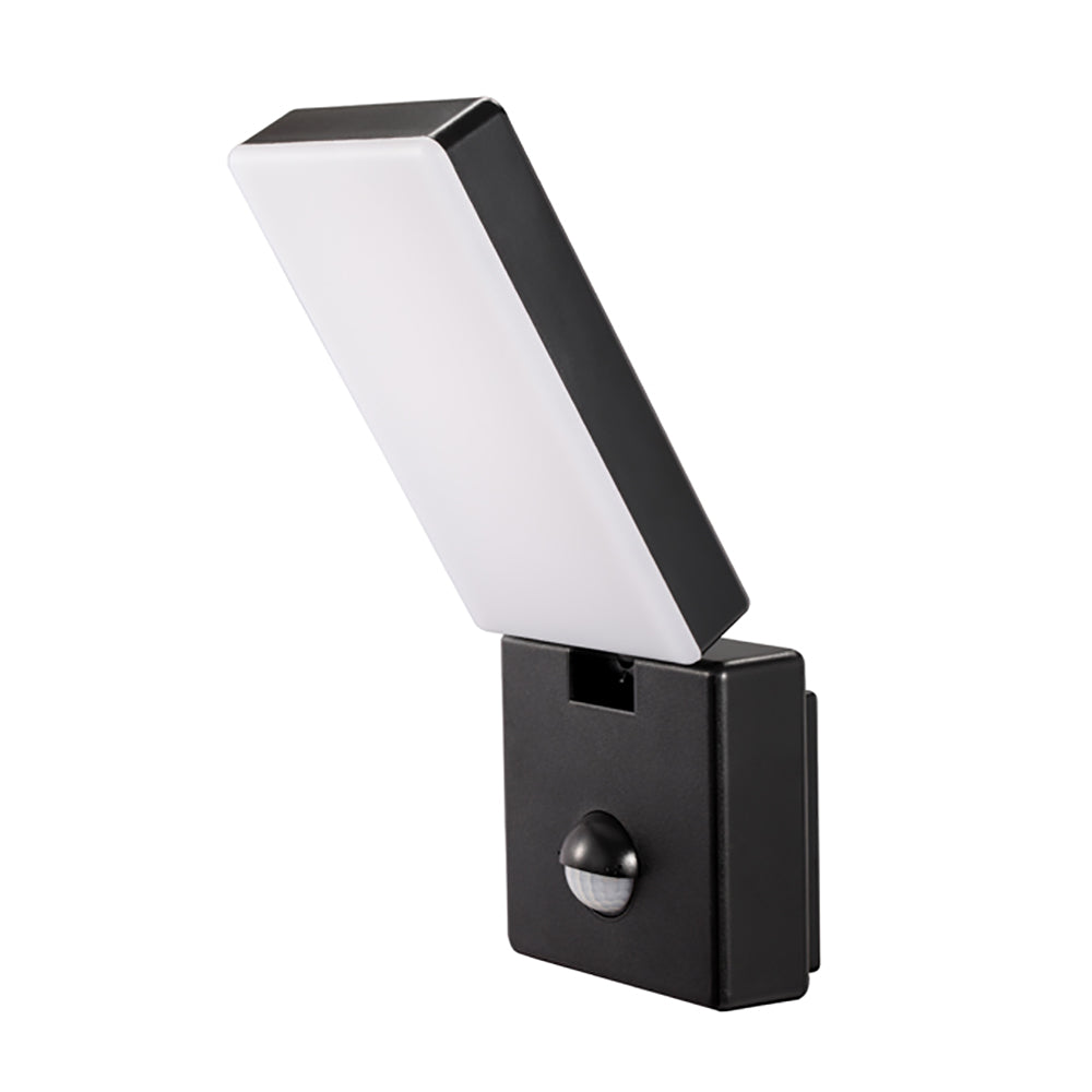 Buy Security Wall Lights Australia SEC Surface Mounted LED Security Light Black With Sensor 15W 4000K IP65 - SEC04S
