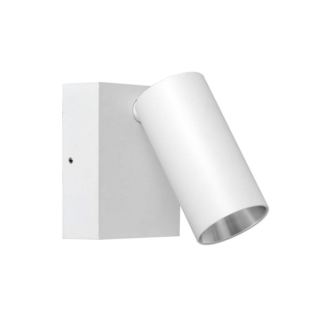 Buy Exterior Wall Lights Australia SEC Exterior Wall Spot Light White Aluminium 3CCT - SEC05