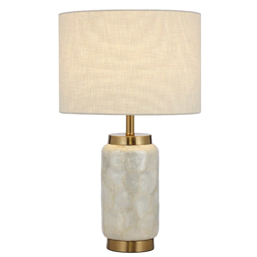 SENECA Table Lamp White Gold - SENECA TL-WHGD