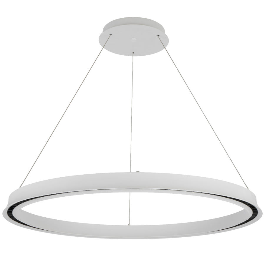 Serda LED 930mm Pendant Light 62W Tri Colour White - SERDA PE93-WH