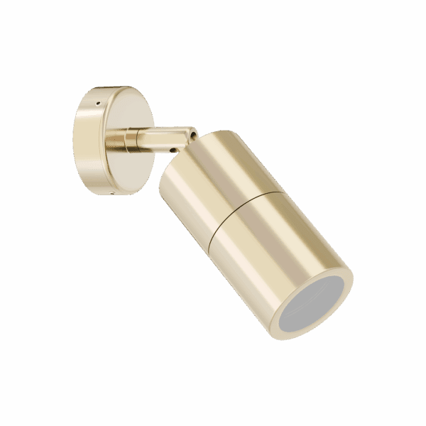 Shadow Adjustable Exterior Spotlight 12V 6W Tri Colour Brass - 10912