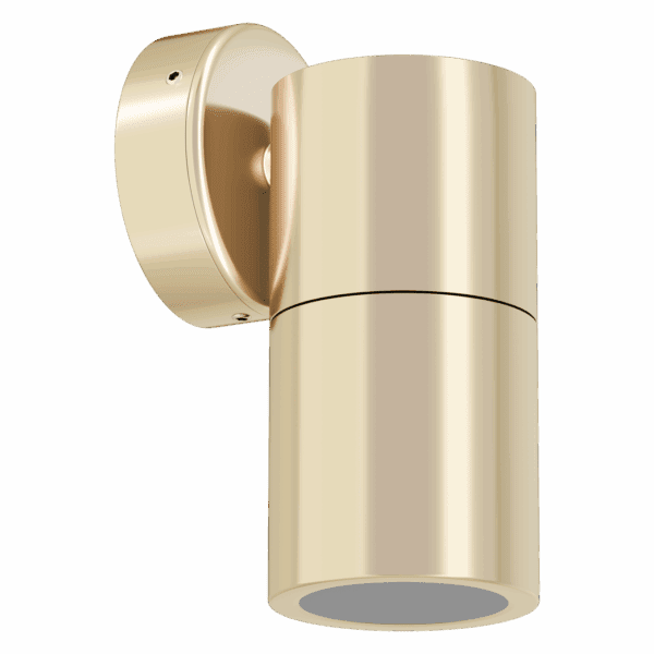Shadow Exterior Wall Light 12V 6W Tri Colour Brass - 10896