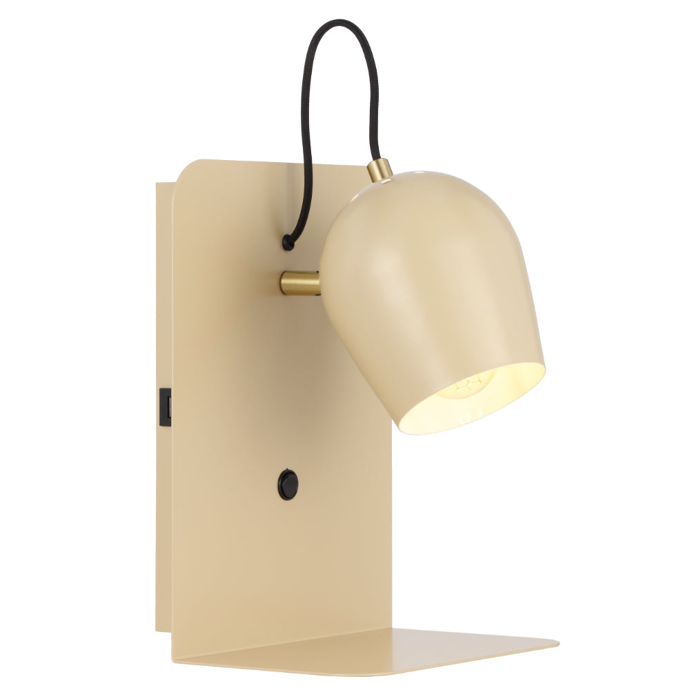 Shyn Iron Wall Light Satin Beige - SHYN WB-BE