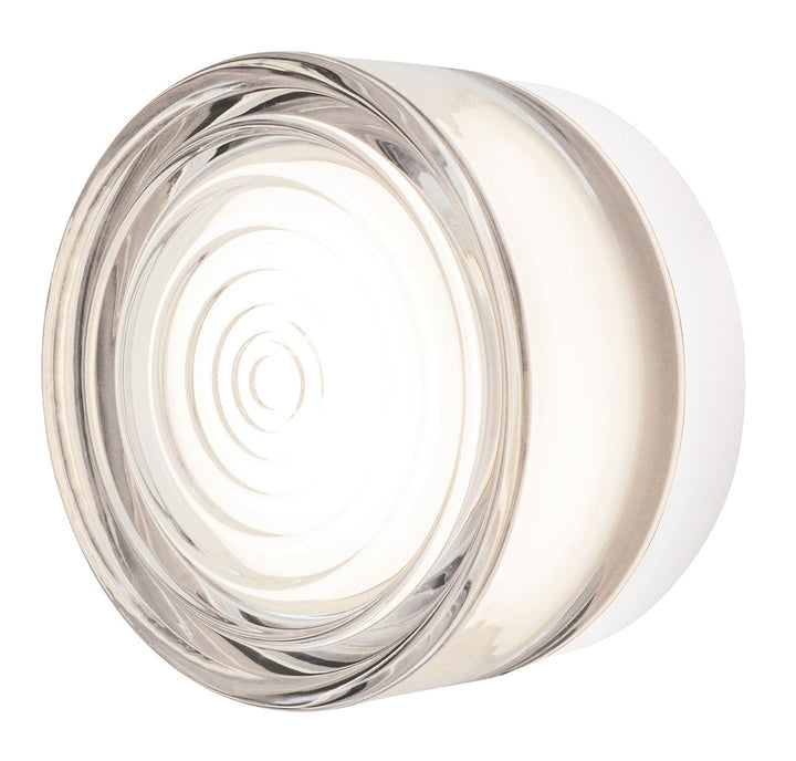 Loop LED Exterior Ceiling Wall Light 5W Tri-Color White - SI A/LOOP/FUSION/WHITE