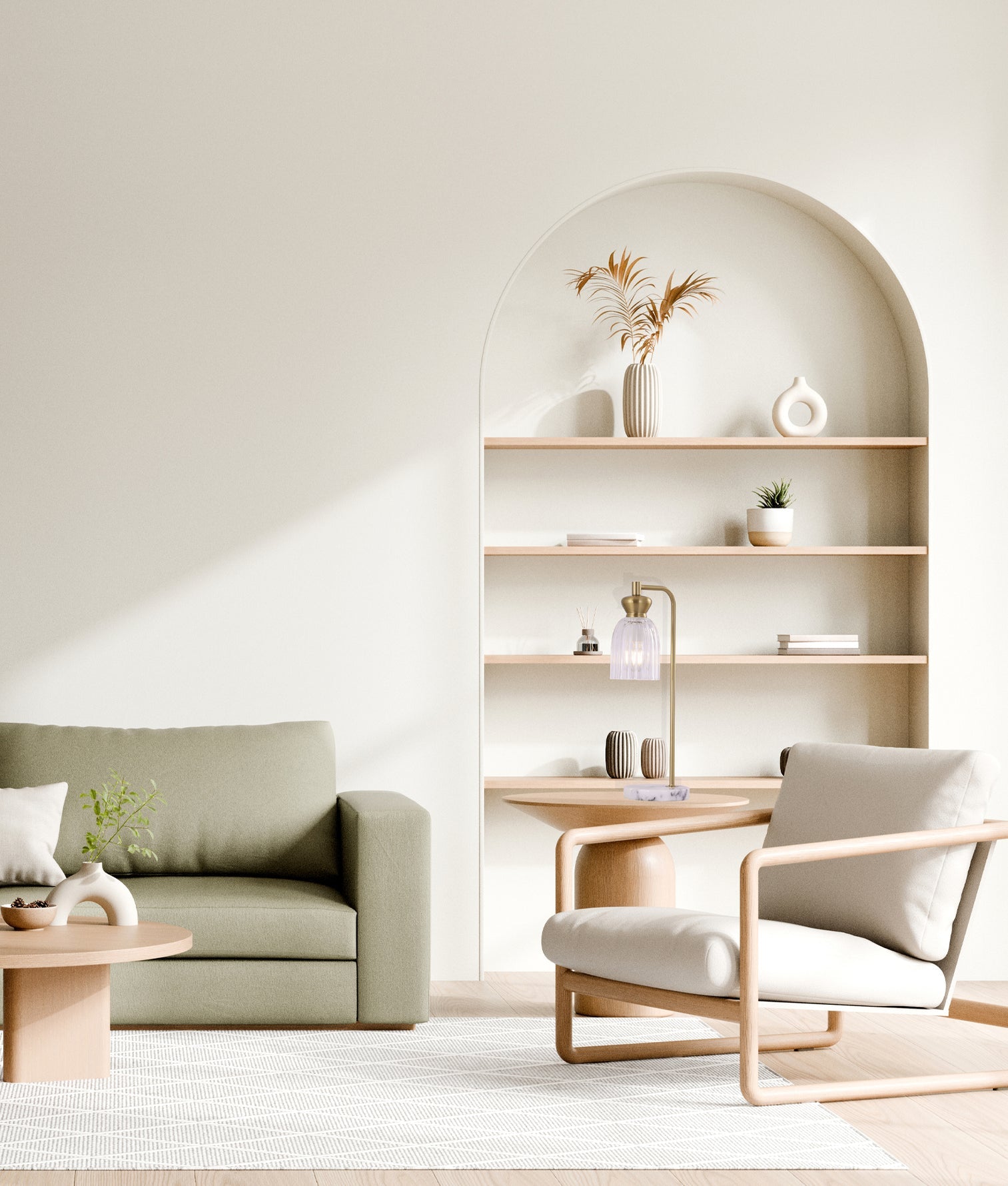 Sino Ellipse Table Lamp Brass - SINO-T2