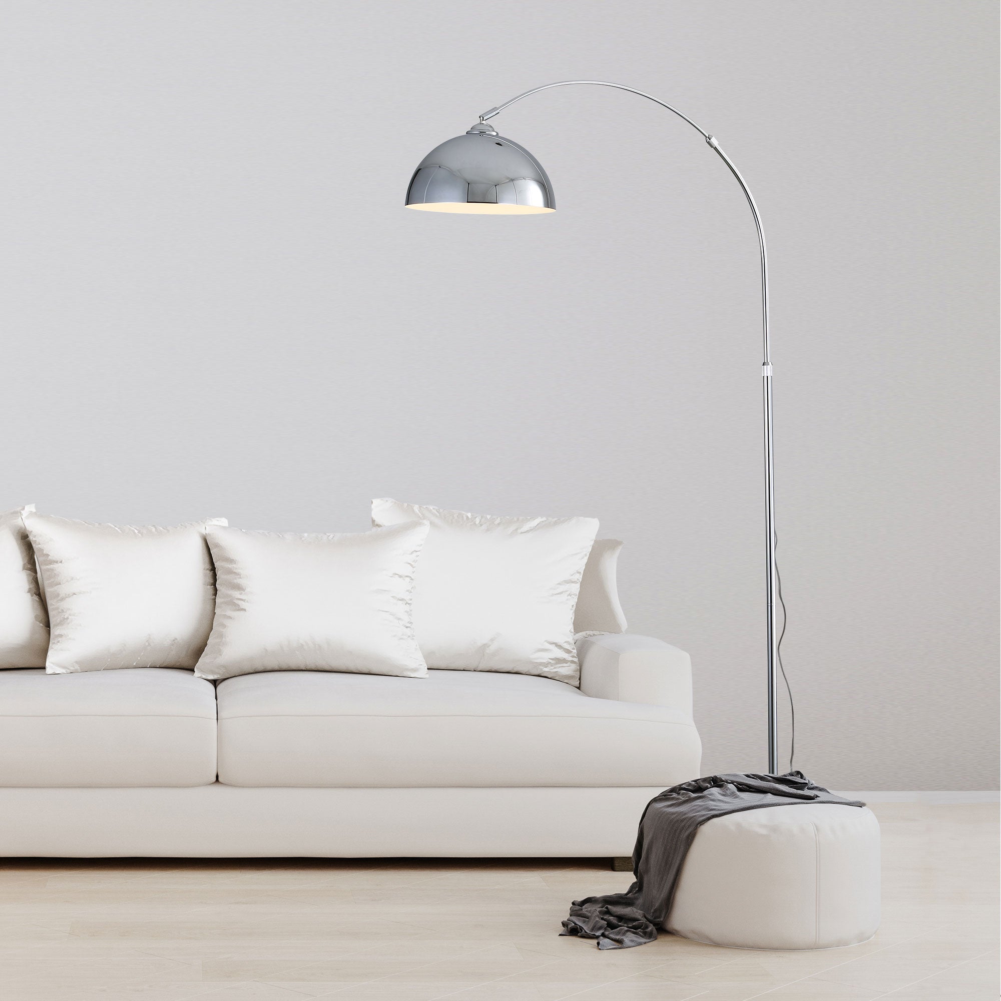 Marmo Table Lamp Marble Base With Chrome Shade - SL91203CH