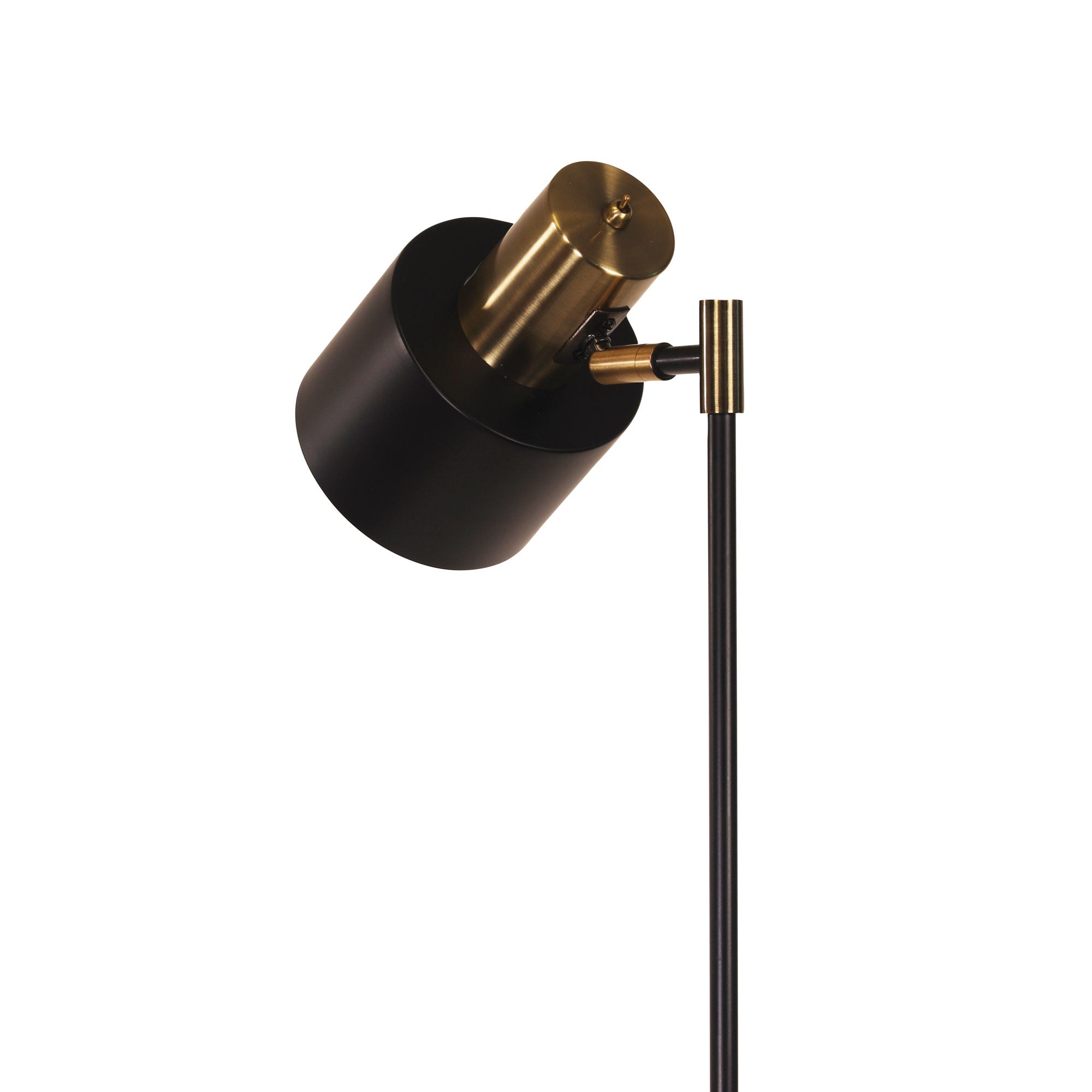 Ari Desk Lamp Black & Antique Brass - SL98786AB