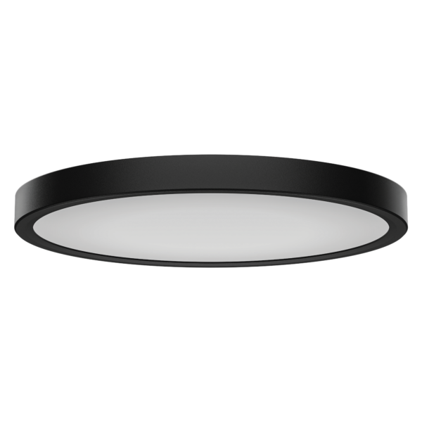 Slenda Surface Mounted Downlight 12W/18W Tri Colour Black - 23304