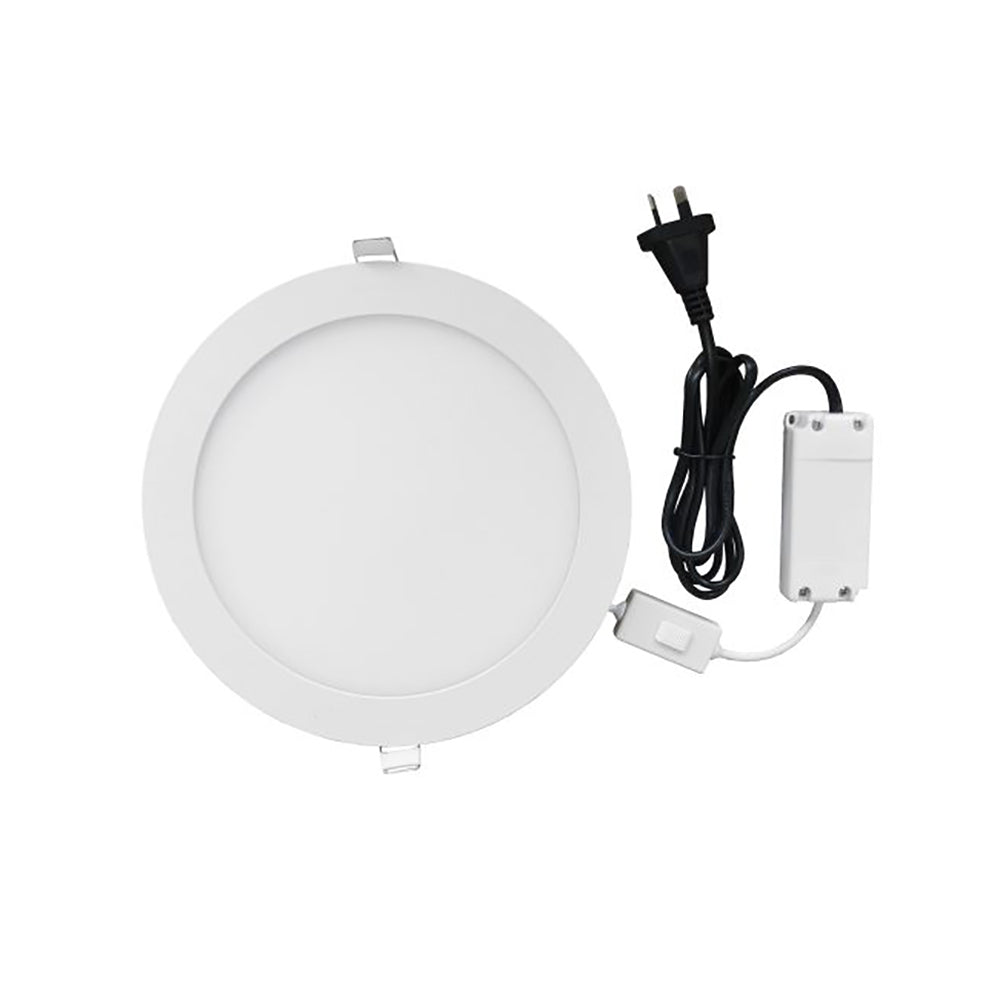 Buy Recessed Downlights Australia LED Dimmable Ultra Slim Round Recessed Downlight Tri-CCT 18W - SLICKTRI3R