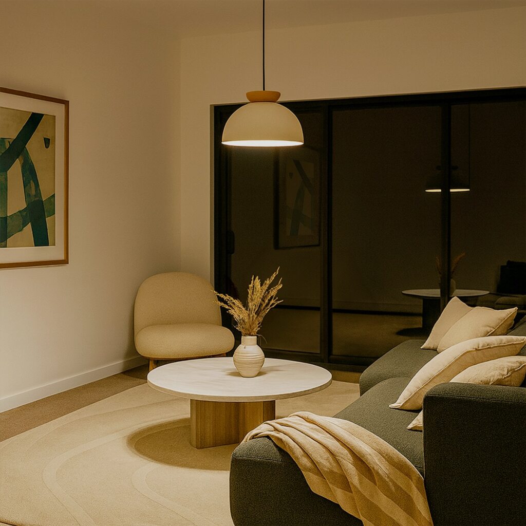 Sovin Large Pendant Light Taupe - SOVIN PE35-GY