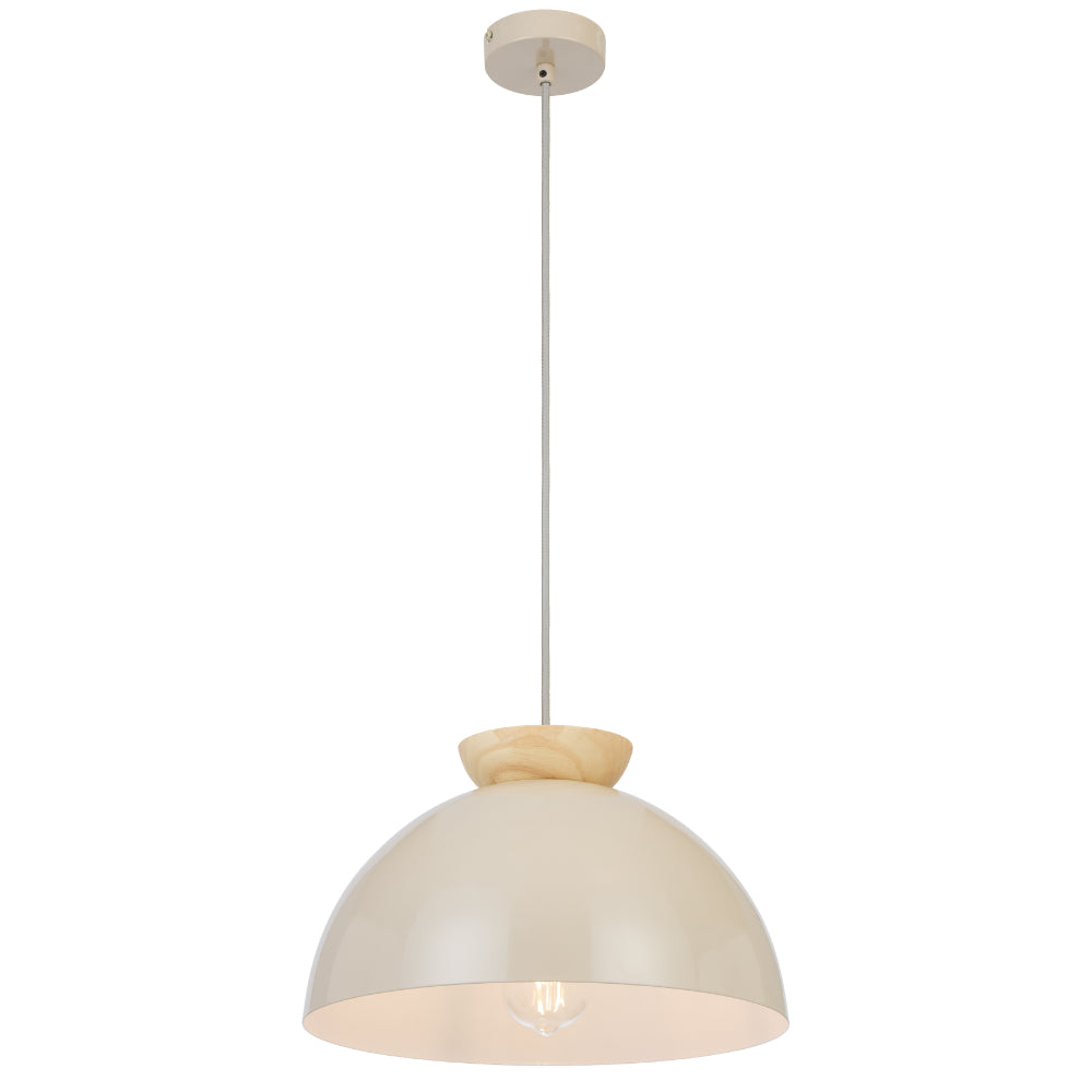 Sovin Large Pendant Light Taupe - SOVIN PE35-GY