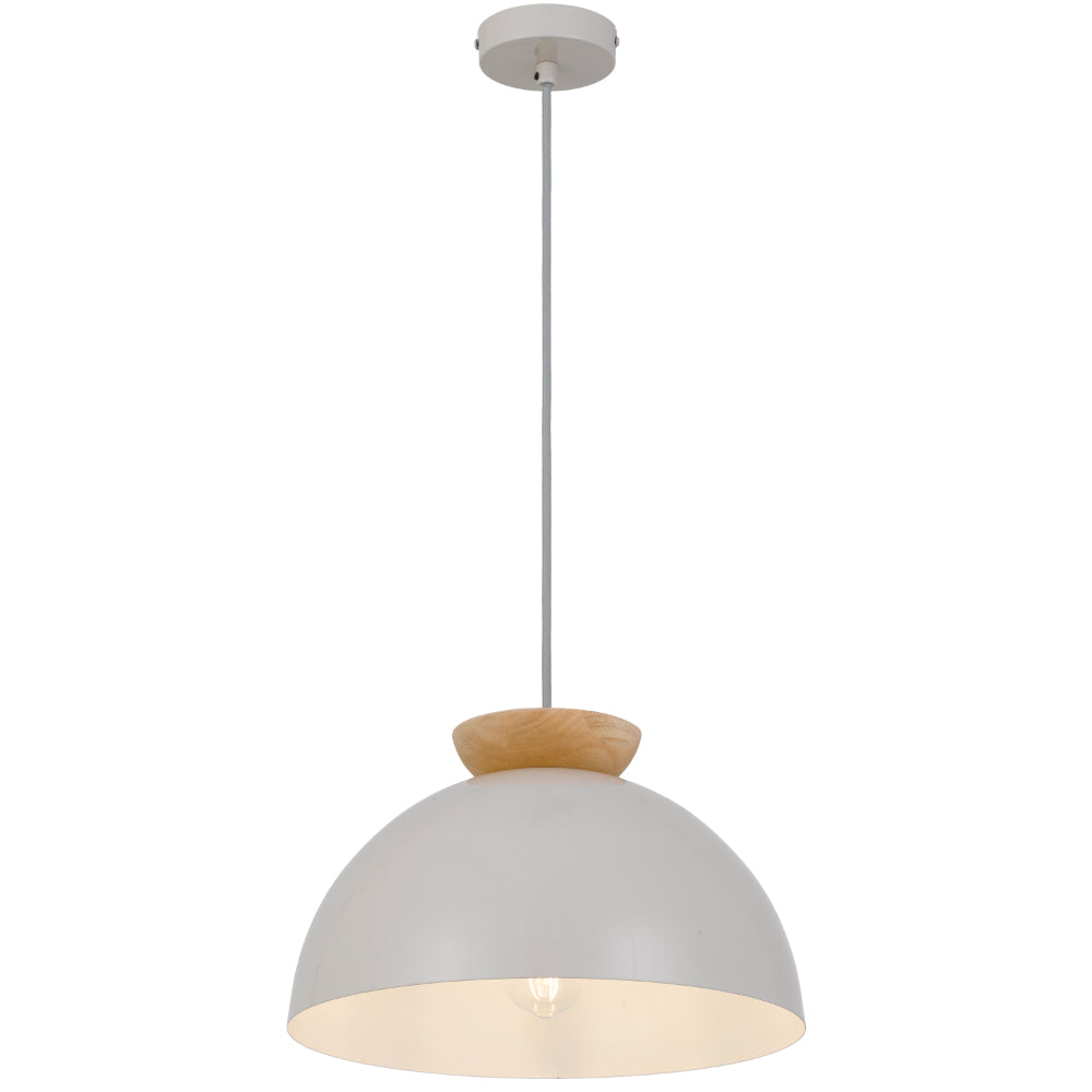 Sovin Large Pendant Light Grey - SOVIN PE35-GY