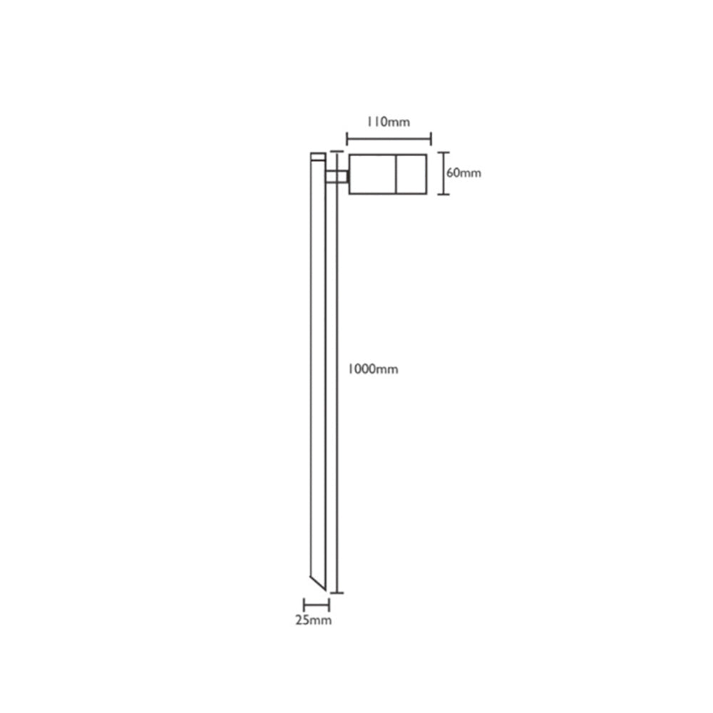 Buy Pathway Lights Australia MR16 12V Exterior Spike Light Single Copper IP65 - SPM1ALC