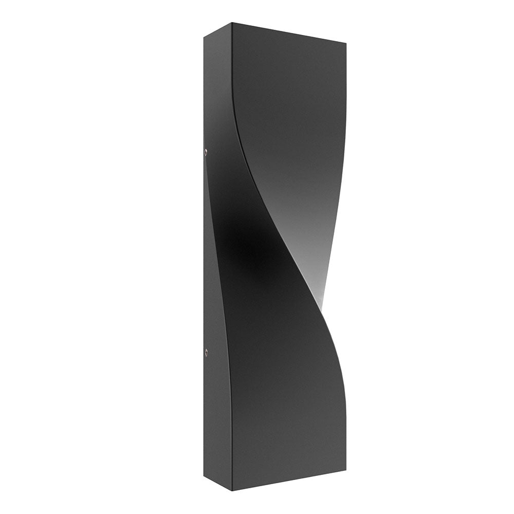 Exterior Up & Down Wall Light Black 6W TRI Colour - ST18209/BK