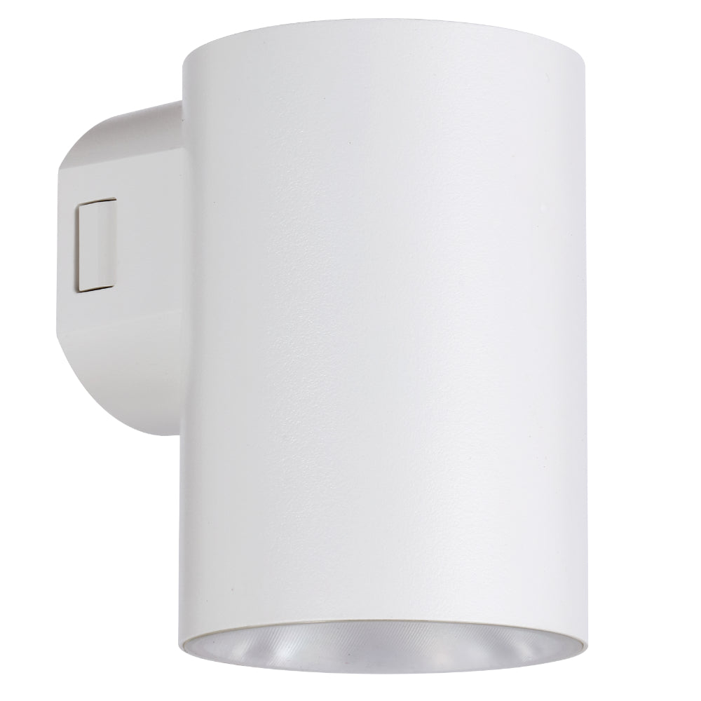 Stina LED Exterior Wall Light 9W TRI Colour White - STINA EXWB1-WH
