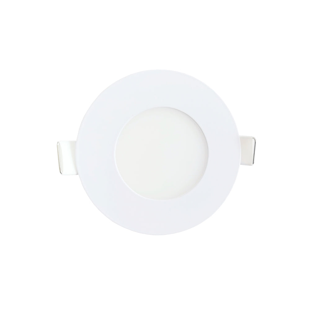 Stow Round Step Light 3W Tri Colour White - STOW RD-WH.3C
