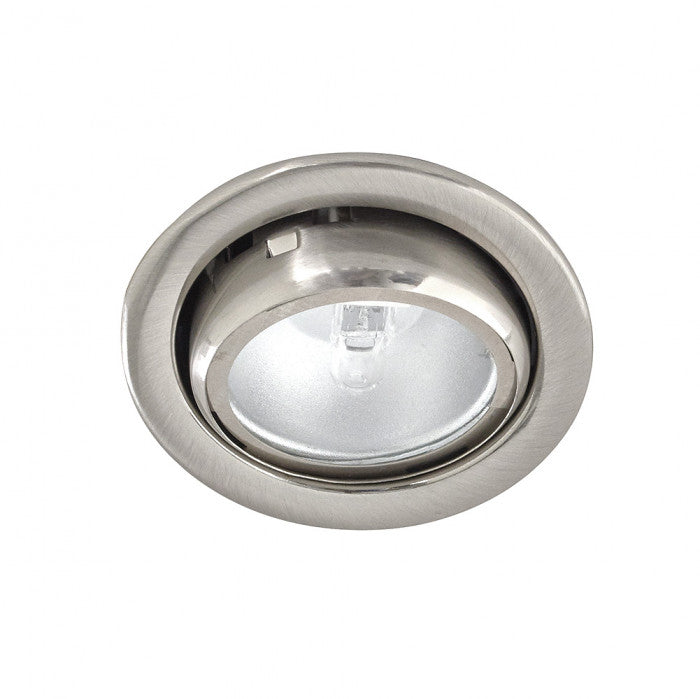 Eyeball Recessed Downlight 12V  Satin Chrome 3000K - SVU-13-SC