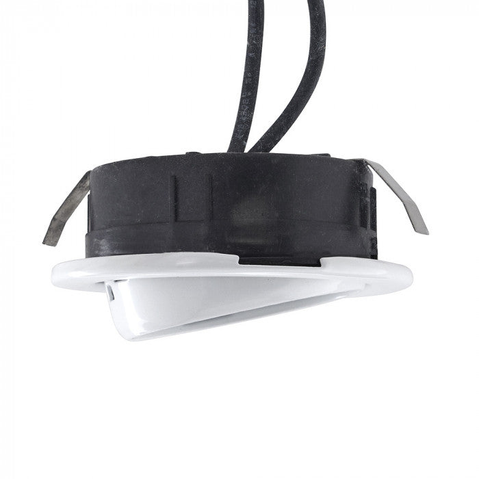 Eyeball Recessed Downlight 12V  Satin Chrome 3000K - SVU-13-SC