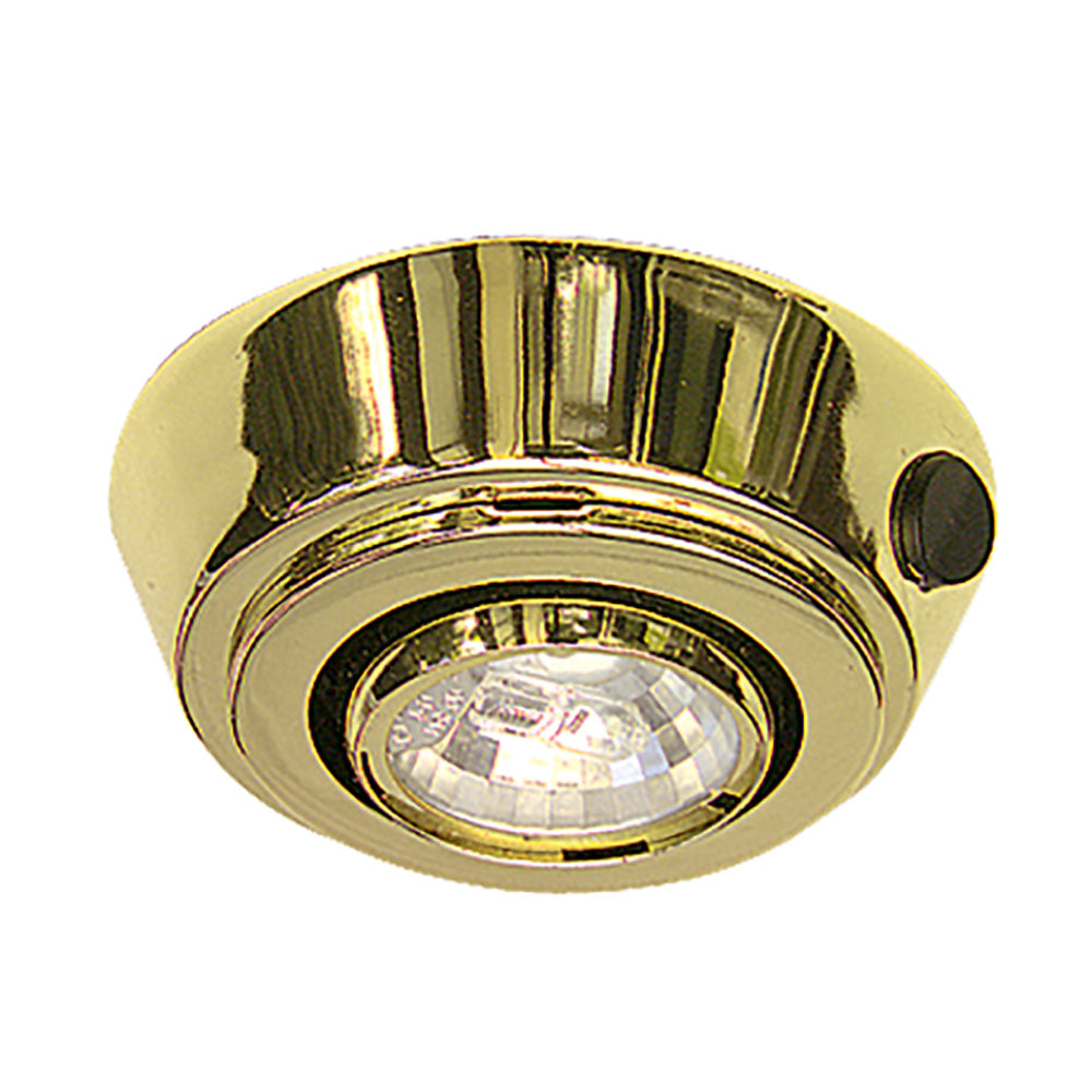 Buy Flush Mount Lights Australia Eyeball Flush Mount Light 12V Brass 3000K - SVU-21DR-BS