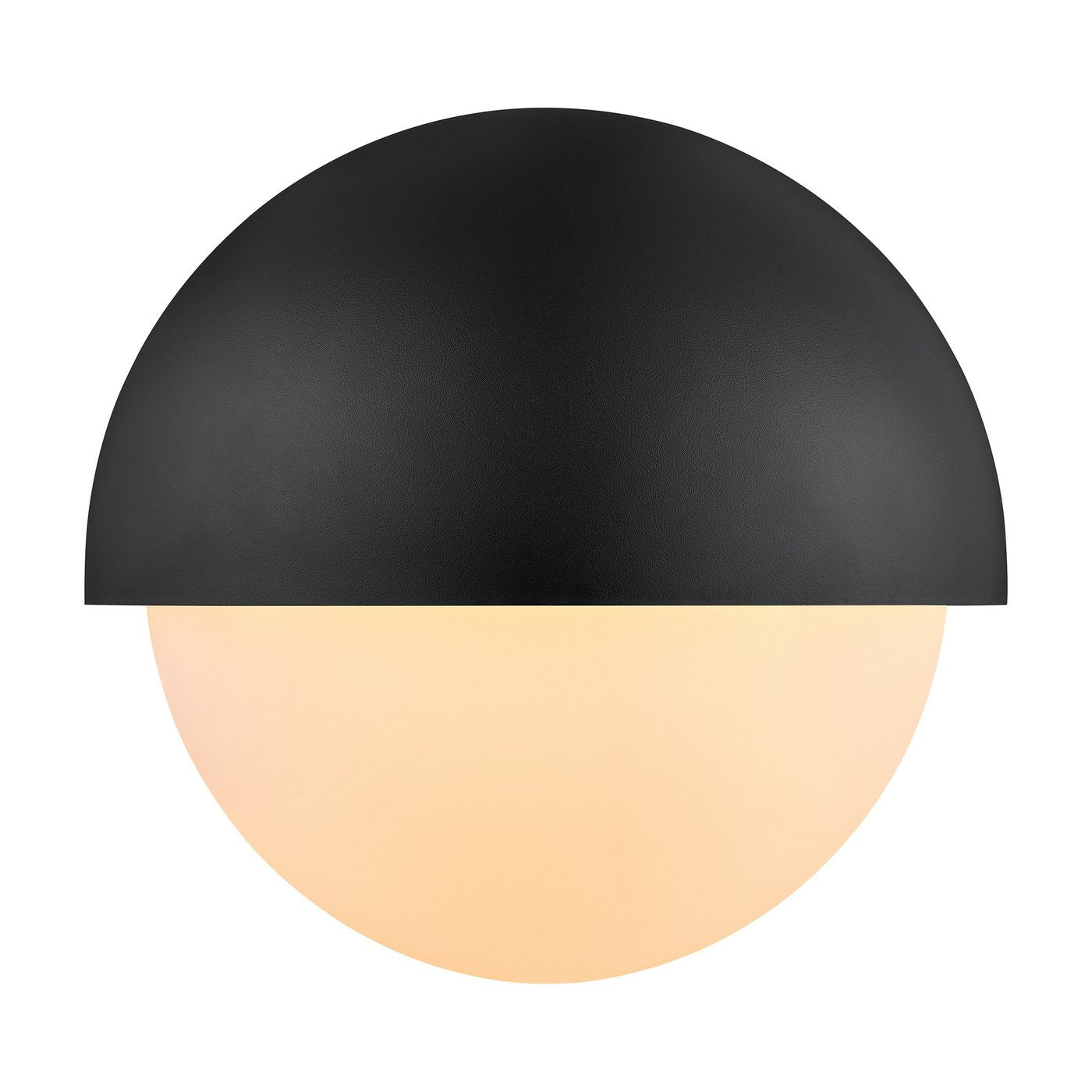 Scorpius Round Plastic Exterior Wall Light Black - 2518401003