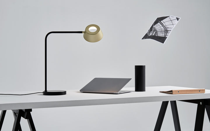 Olo LED Table Lamp 7W 3000K Black & Cocoa - SE LT/OLO/BLACK/COCOA